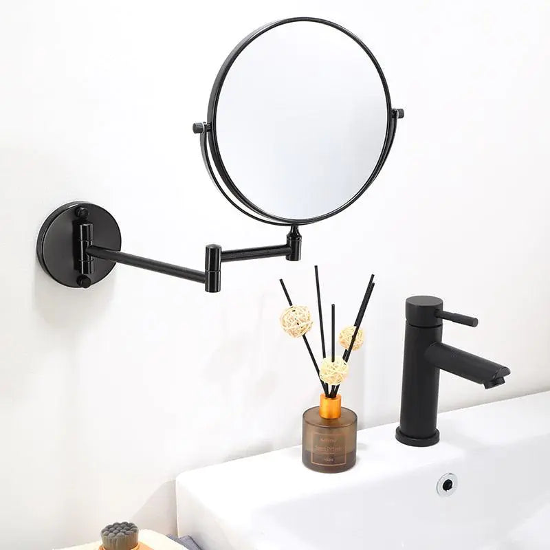 Detailed Maris Magnifying Mirror with aluminum frame